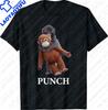 Boxing Monkey Tshirt  A charming shirt featuring a cute little monkey and plush toy designan emotional gift for animal lovers