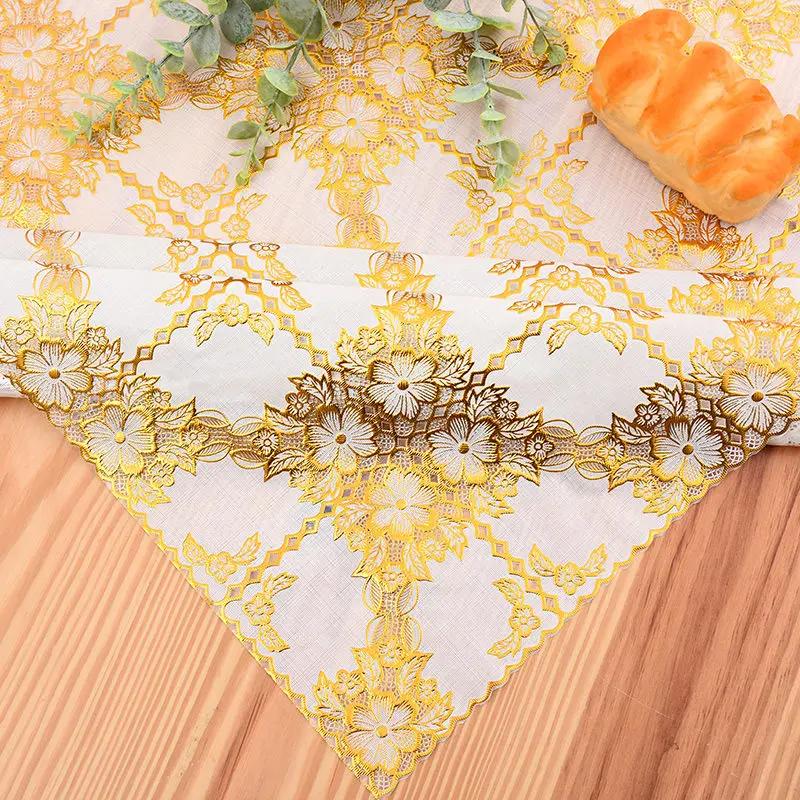 Rectangle Table Cloth European Style PVC Tablecloth Waterproof Oilproof Living Room Tables Cover Dust-proof Decor Obrus Ins