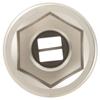TONE Impact Extra 55mm Hex Size Socket, Long, 8NV-55L150, 25.4mm (1") Drive,