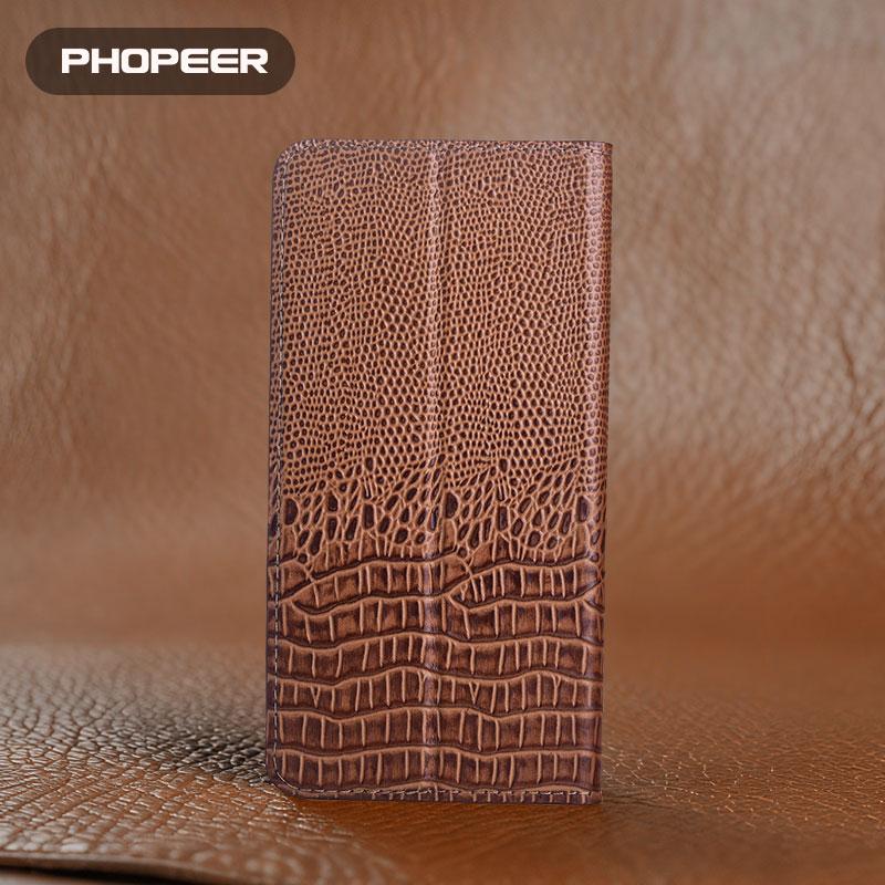 Luxury Genuine Leather Phone Case for Xiaomi Poco X Series - X8 X7 X6 X5 X4 X3 Pro Max Neo NFC GT 5G Crocodile Head