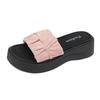 Thick-bottomed slippers for women to increase their height and open toes for summer wear, soft-bottomed flat-bottomed comfortable and casual sandals