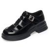 3.5cm All Match Comfortable Thick Bottom Platform Shoes Women Summer 2025 Med Square Heels Gladiator Sandals Office Beach Mom