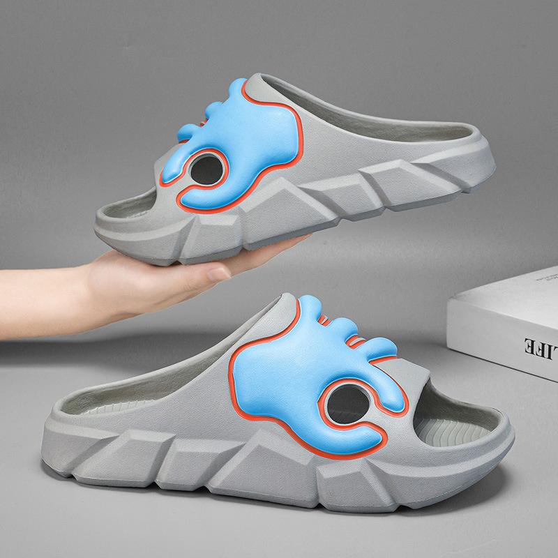 Fashion Men's and Women's Slippers New Men's Slippers Non-slip Men Flip Flops Couples Home Shoes Men Fashion Outdoor Beach Sandals