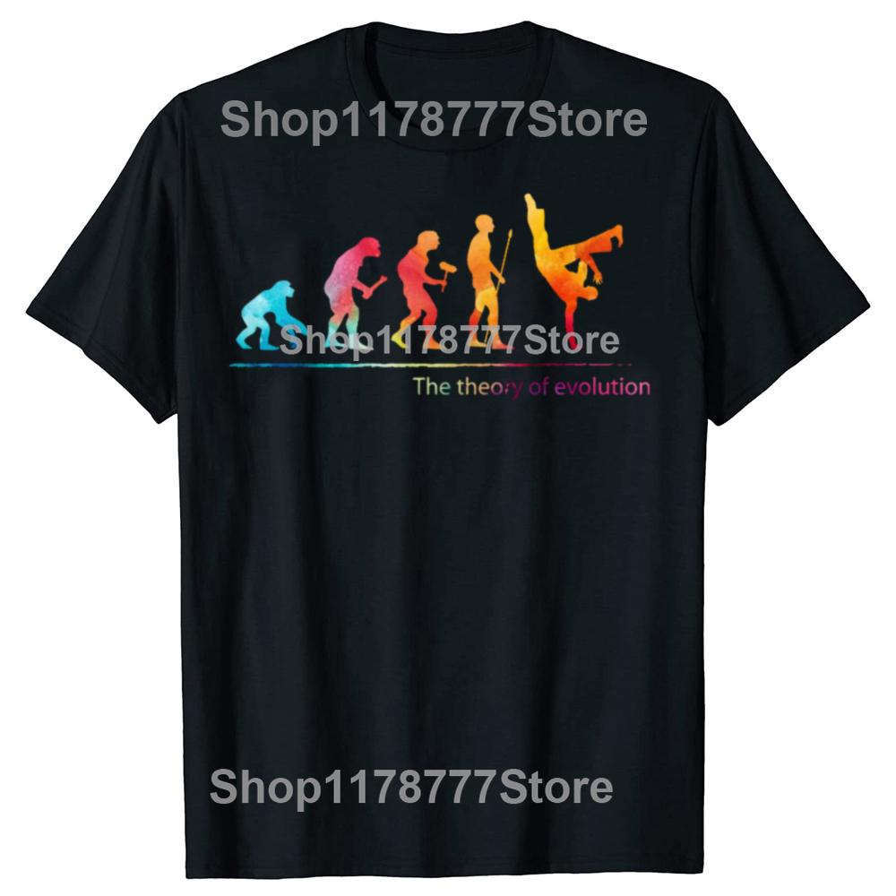 Funny Evolution Of Capoeira Brazilian Martial Art T Shirts Streetwear Short Sleeve Gifts Mens Clothing Loose Oversized T Shirt