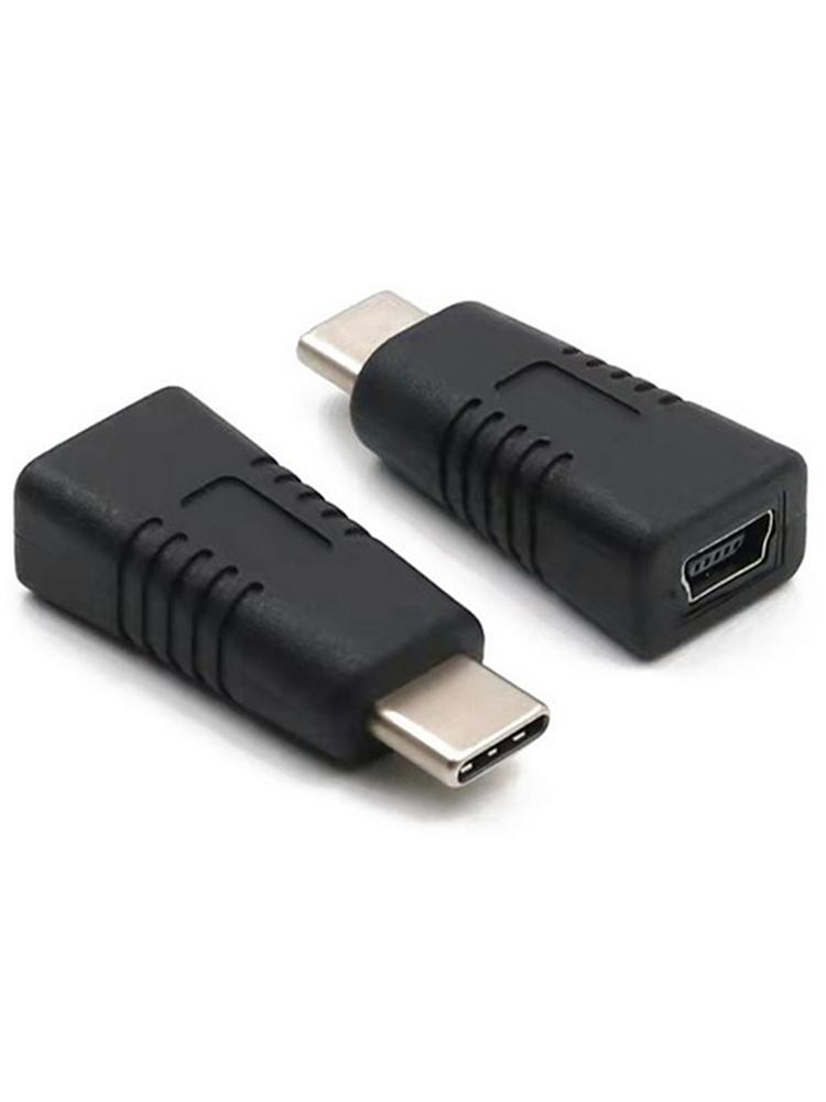 Mini USB Female To Type C Male Adapter Mini T Type Female To Data Cable Charging Adapter·