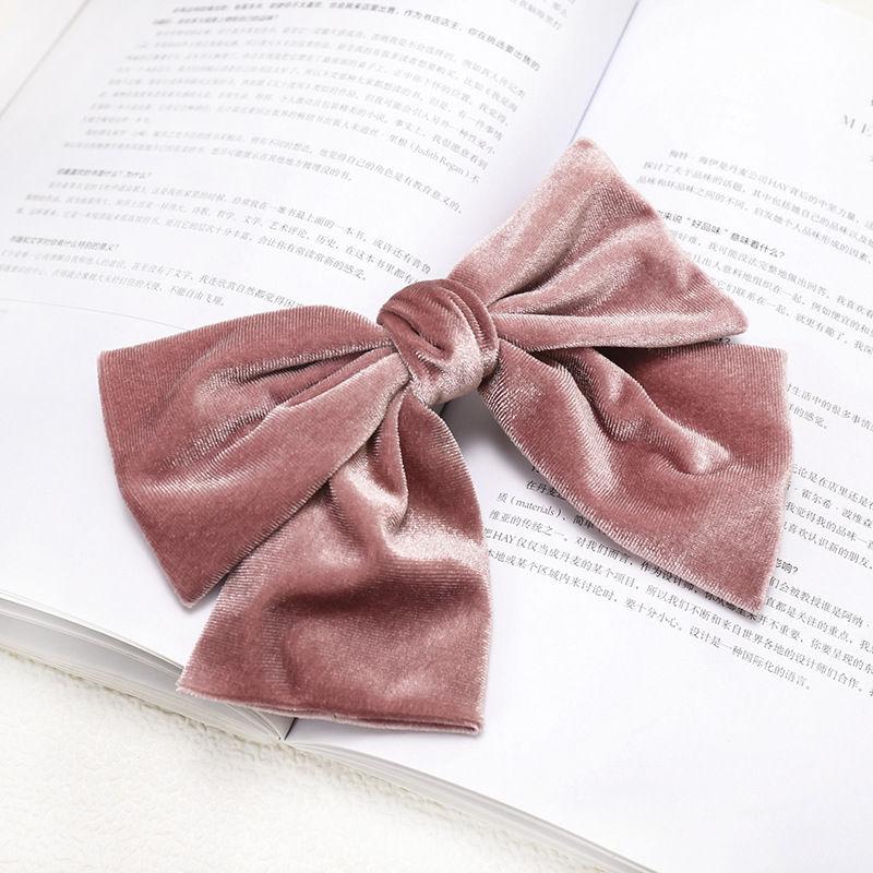 Haarspange Mode Damenmode Samt Haaraccessoire Samt Große Schleife Haarnadel Kopfschmuck