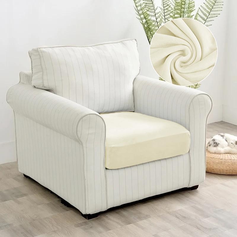 Velvet Sofa Seat Cover Cushion Cover For Living Room Thick Soft Stretch Sofa Covers Washable Sofas Slipcover For Home Hotel