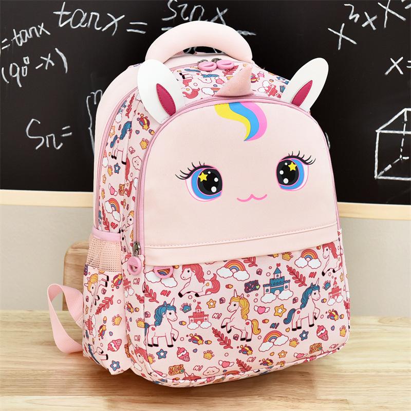New High-value, Fresh and Sweet Graffiti Cute Cartoon Shark Backpack, Light Mini Backpack for Primary School Students