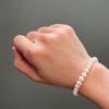 High Quality Natural Freshwater Pearl Bracelet 6mm Delicate Temperament Elastic Bracelet 14 -21cm Size Optional