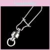 Premium Stainless Steel Ball Bearing Fishing Swivel With Secure Lock Snap Set