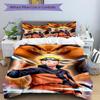 N-Narutos Fox Power Print 3Pcs Bedding Setduvet Cover With 2 Bedropillowcase Home Birthday Gift