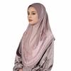 Elegant Chiffon Floral Print Chiffon Hijabs Linen Multicolor Arab Lady Headscarf All-match Ethnic Turban Cap All Seasons