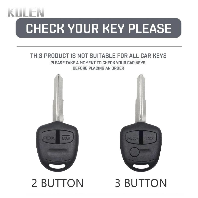 2 3 Buttons Tpu Car Key Case Cover Shell Fob For Mitsubishi Lancer Ex Evolution Grandis Outlander Triton Pajero Asx Accessories