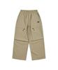 ZD SPORTS Zd Basic Woven Loose Fit Cargo Pants [Beige]