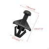 2 Pieces Cargo Cover Hook Clips High Performance 79916-d1000 Replacement Car Parcel Shelf for