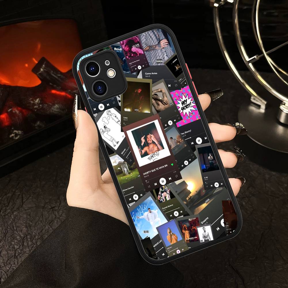 Singer R-Rels B Albums Phone Case For iPhone 16e 16 15 14 13 12 11 Pro Max X XS MAX Plus Spuerstar Matte Cover