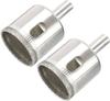 30 Mm Diamond Hole Saws for Ceramic, Marble, and Glass – 2 Pcs