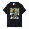 NEW LISTING Thats What I Do Weld Drink Hate People And Know Things Retro Men T Shirt Vintage Washed Designer Clothes Unisex