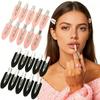 10Pcs No Bend Seamless Hair Clips Side Bangs Fixing Barrettes Makeup Washing Face Hair Styling Pins for Women