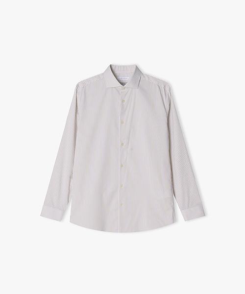 River Classy [25Ss] Lls31595 Beige Slim Fit Regular Collar Business Shirt 95