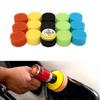 16Pcs/Set Car Detail Polished Sponge Disc 50mm Polishing Circle Buffing Pad Tool Kit Car Polisher Wax Pads Auto Accessories