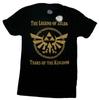 Legend of Zelda New Adult T-Shirt -Tears of the Kingdom Gold Symbol