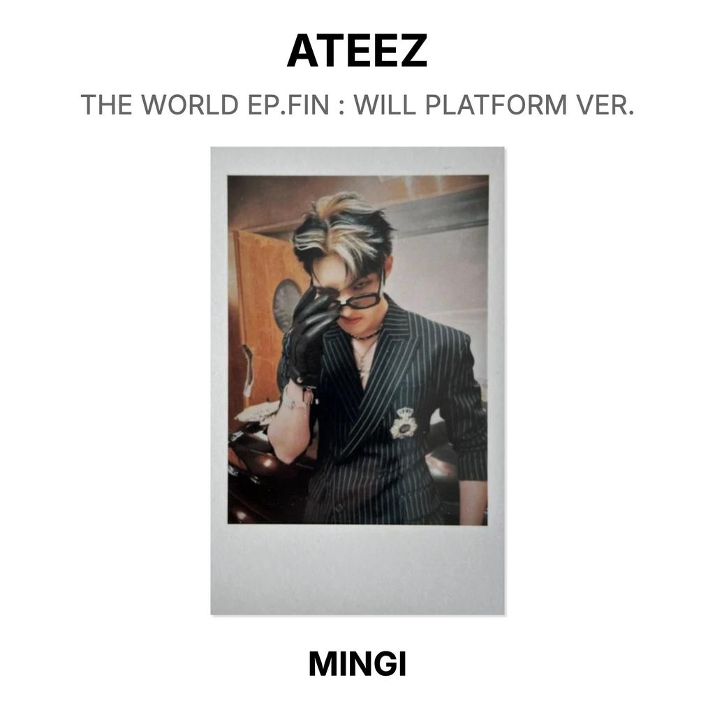 ATEEZ THE WORLD EP.FIN : WILL PLATFORM VER. Official Photocard