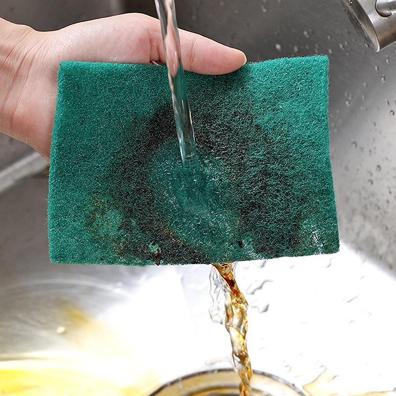 10/20 Pieces Of Scouring Pads For Kitchen Cleaning, Dishwashing, Anti-Scratch, Multi-Purpose, Reusable Rags