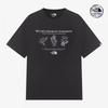 The North Face Flower Ex ShorT Sleeve Round T shirT Black nT7ur23j