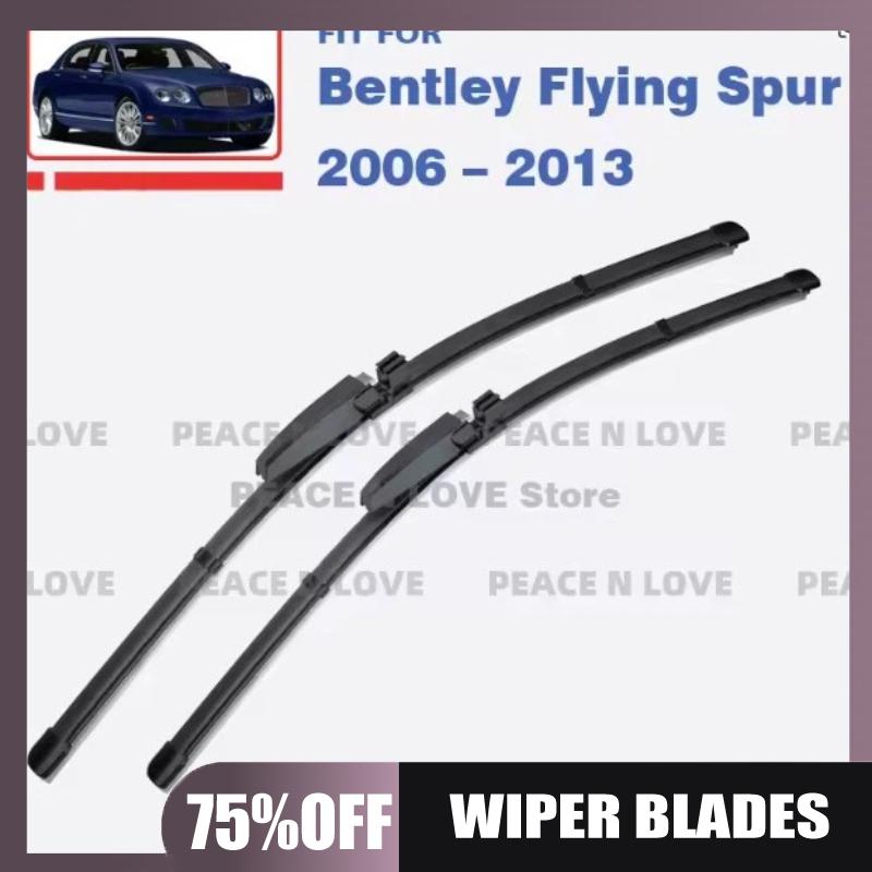 Suitable for Bentley Flying Spur 2006-2013 24+24 wiper blades чёрный