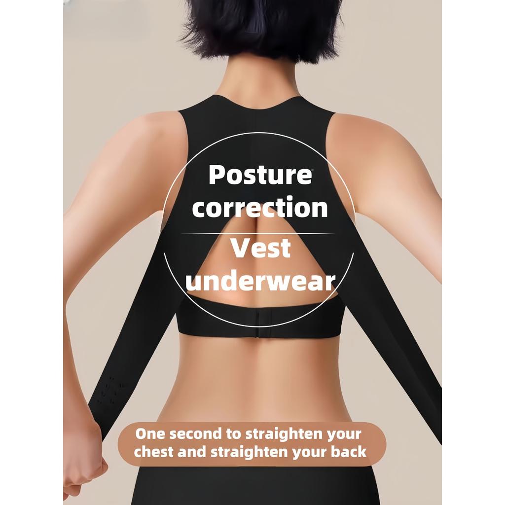Women's Seamless Underwear with Detachable Breast Pads, Adjustable Body Shape, Seamless Closure, Comfortable Skin Friendly Without Steel Rings