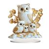 Owl 2D Acrylic Flat Living Interior Parent and Child Ornament, Panel, Base, Desk, Shelf, Room, Entryway, Decor,