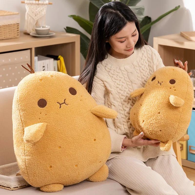 Cute Potato Plush Toy Doll Children's Sleeping Pillow Large Doll Holiday Gift Creative Vegetable Rag Doll Cushion