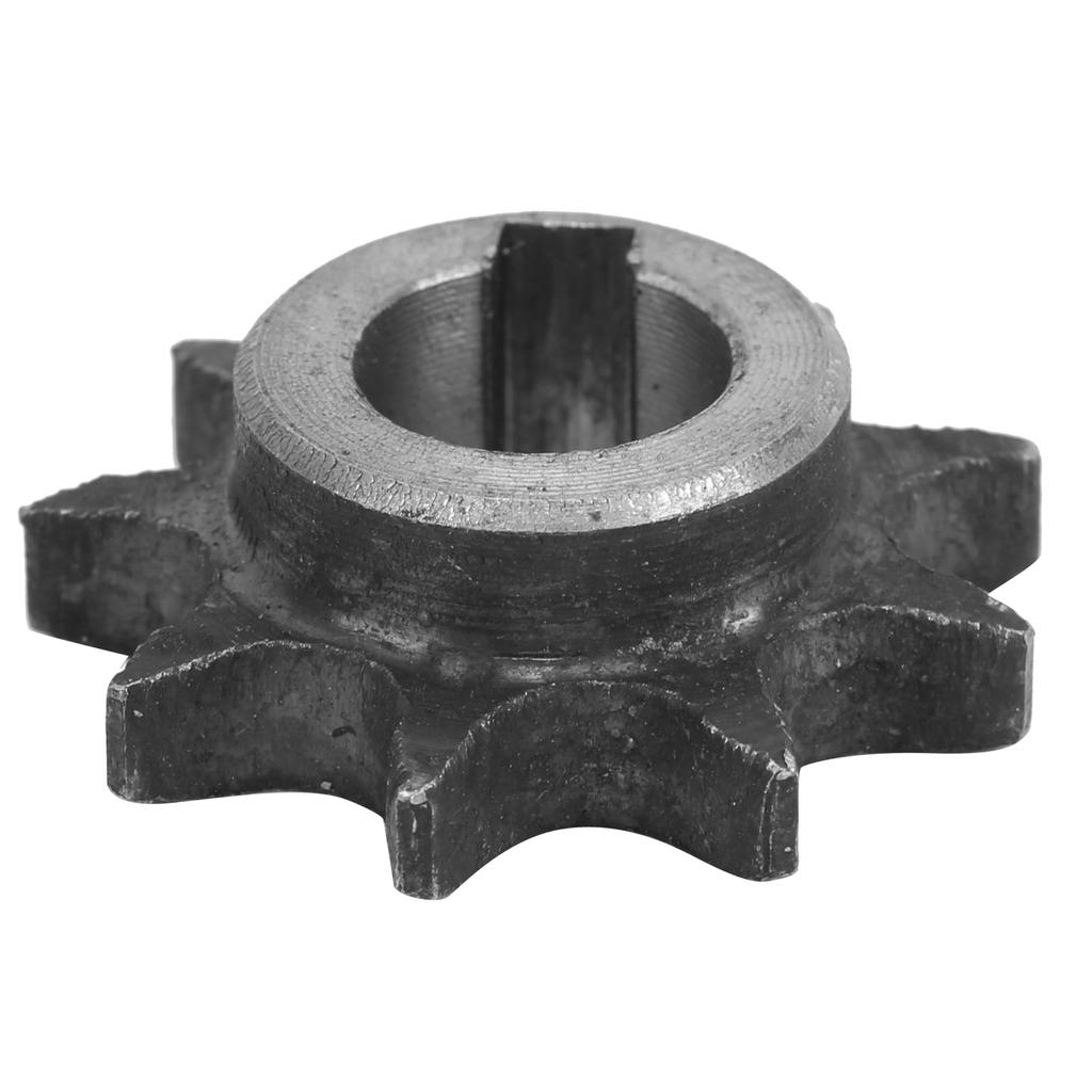 06B 9 Teeth with Key Groove 10mm Inner Diameter Steel Motor Gear Sprocket Accessory