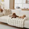 Winter Comfort Dogs Bed Imitation Rabbit Hair Pets Mat Warm Thickened Puppy Kitten Sofa Mat Anti Slip Soft Cat Nest Pet Supplies