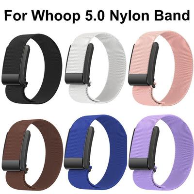 High Quality Nylon Fitness Band Adjustable Elastic Replacement Strap Multicolour Portable Sports Wristband for Whoop 5.0