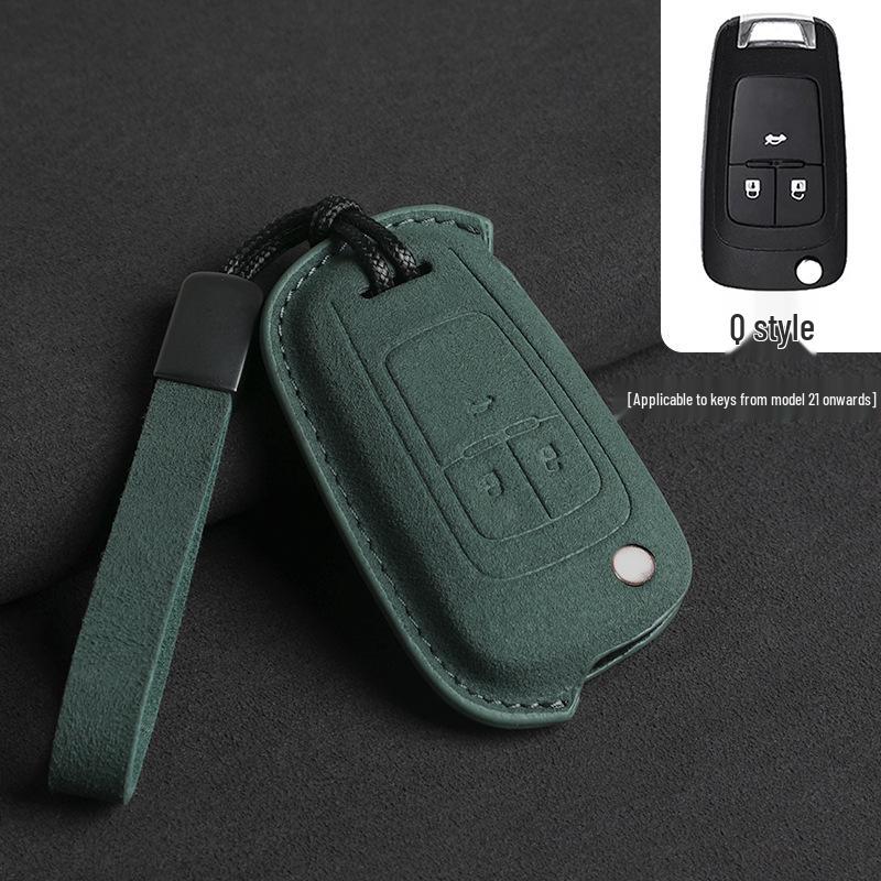 Suede Car Key Cover for Buick and Chevrolet Folding Keys