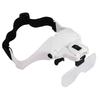 1.0X 1.5X 2.0X 2.5X 3.5X Adjustable 5 Lens Loupe LED Light Headband Magnifier Glass LED Magnifying Glasses With Lamp