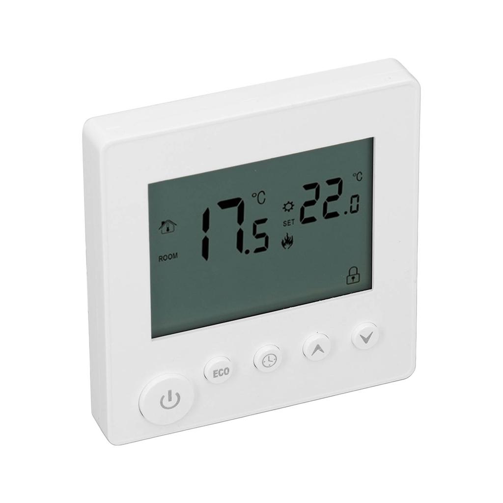 Digital Thermostat 4500W High Power Electric Floor Heating Temperature Control Thermostat for Office Mall AC 90V To