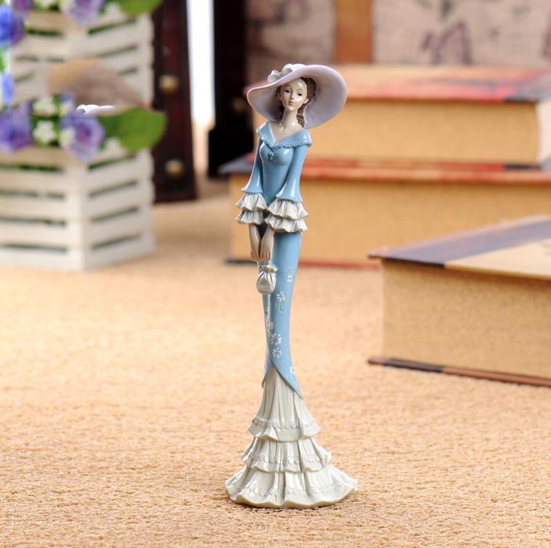 

Европейские смоляные статуэтки викторианской девушки, аксессуары, украшения для дома, гостиной, рабочего стола, фигурки, офисная настольная скульптура, украшения