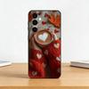 Christmas Art winter C-Coffee Phone Case For Samsung Galaxy A73,A72,A71,A70,A53,A52,A51,Others Soft Black Cover