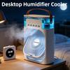 3 In 1 Fan AIr Conditioner Household Mini Air Cooler LED Night Light Portable Humidifier Air Adjustment Fan Office Home Fan