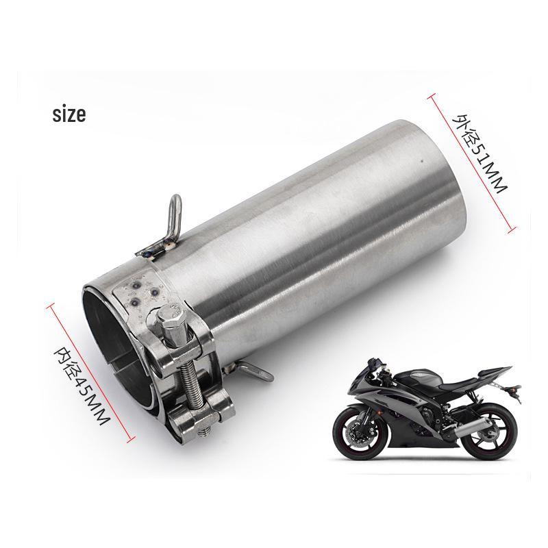 Tuyau intermédiaire d'échappement modifié en acier inoxydable pour Yamaha YZF-R6