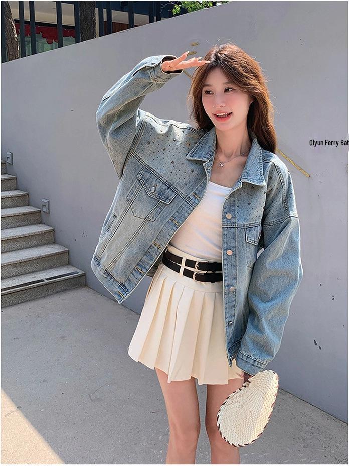 2025 American Hotfix Denim Jacket for Women: Stylish, Unique, and Popular
