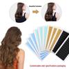 Blue Ultra-Thin Waterproof PU Hair Extension Tape - Strong Adhesive and Sweatproof
