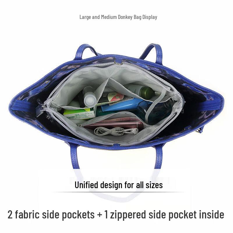 OLOMM Waterproof Oxford Makeup Storage Bag