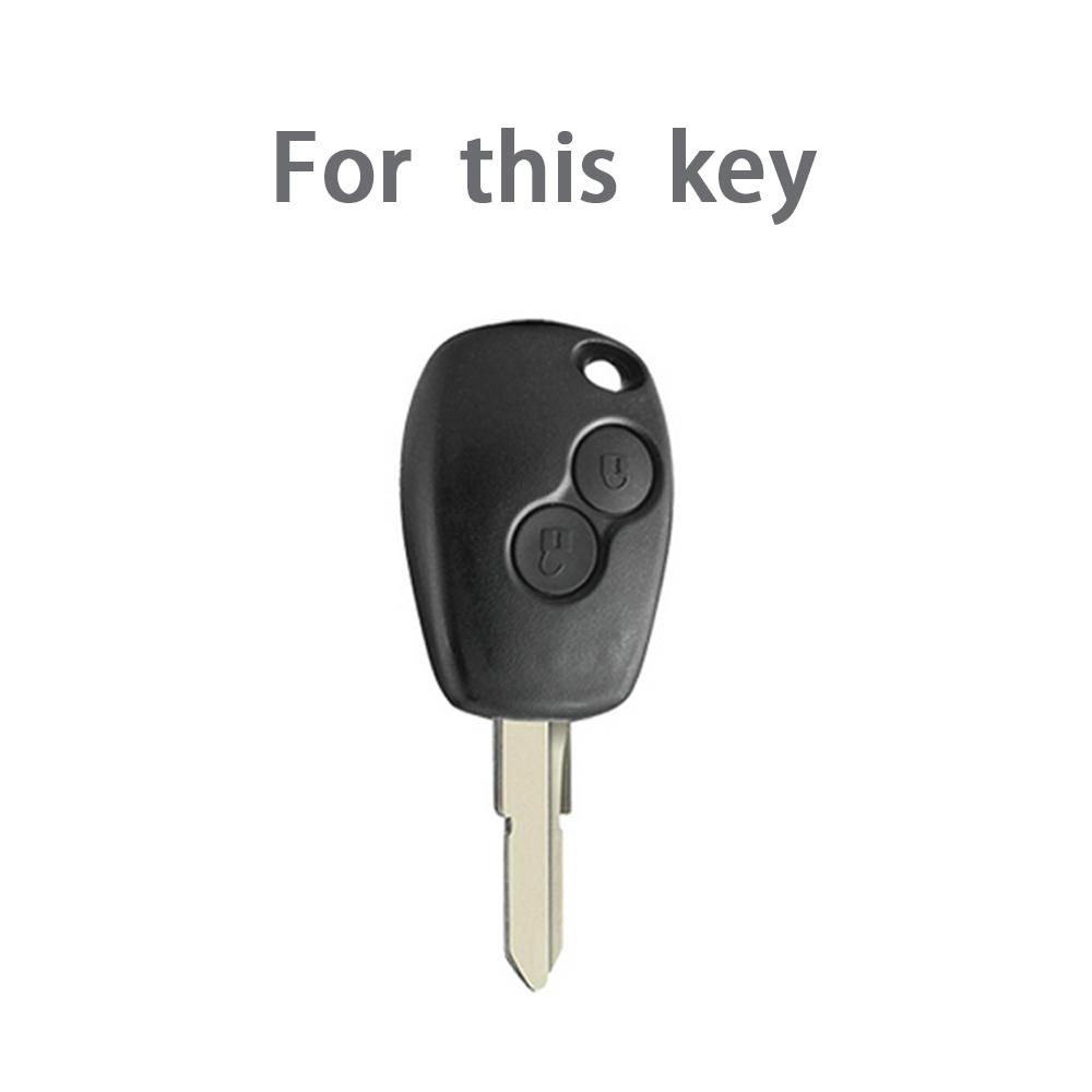 Για Renault Trafic Clio Kangoo Master Modus Twingo Dacia Sandero Duster 2 Κουμπιά TPU Αυτοκινήτου Τηλεχειριστήριο Κλειδί Κέλυφος Θήκη