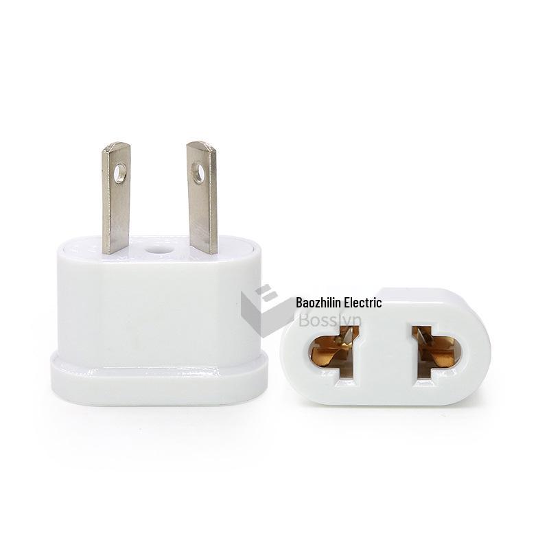 9623 Australian Flat Pin Adapter: Converts European/American Plugs to Australian Standard, Made from Durable PC Material. White 9623