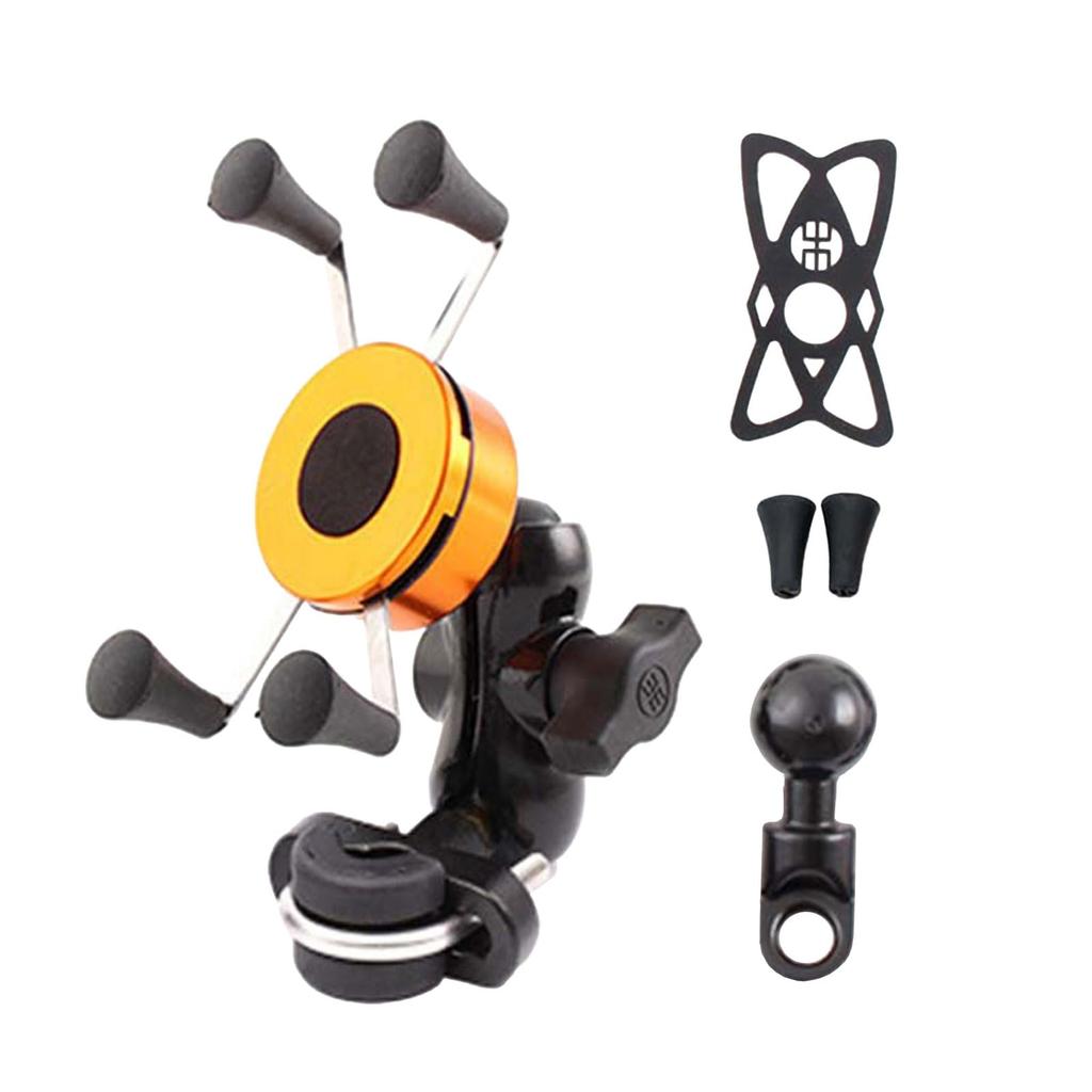 Suporte para Smartphone de Motocicleta Misora Pockets, Suporte para Telefone Celular, Suporte para Telefone Celular, Suporte para Telefone Celular, Para Bicicletas, Acessórios para Motocicletas, Dourado