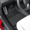 Eco-Friendly TPE Floor Mats for 2023 Tesla Model 3, Injection Molded Pedal Style